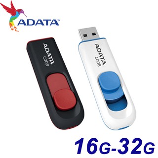ADATA 威剛 32GB 16GB C008 USB2.0 隨身碟 伸縮式 16G 32G