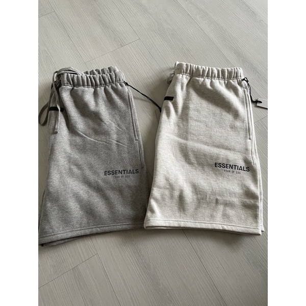 FEAR OF GOD ESSENTIALS Sweatshort Oatmeal 深灰L 淺灰XL 短褲 現貨