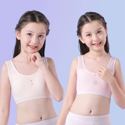 KHW 小歌星少女學生內衣大童女童初中發育期小背心文胸罩裹胸bra 壹件裝