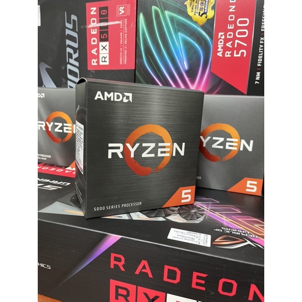 AMD CPU Ryzen 5 5600G R5 5600X CPU AM4 有風扇散片