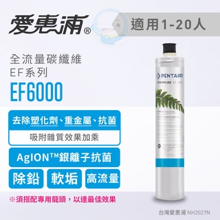 【愛惠浦Everpure】原廠公司貨 全流量碳纖維型淨水器濾芯/濾心EF6000【臺灣優水淨水生活館】