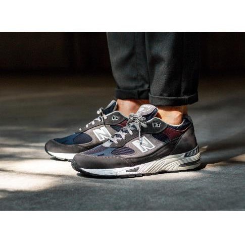 NEW BALANCE 991 M991 GNN 麂皮皮革網布 