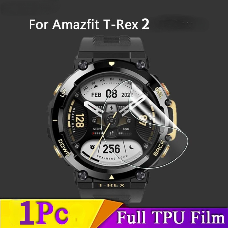 Amazfit T-Rex T Rex 2 Pro / Smart Watch 超薄軟 TPU 水凝膠膜的屏幕保護膜 -