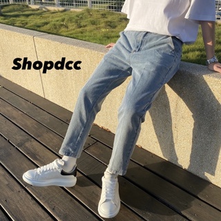 【Shopdcc g】 🇰🇷韓國 2colors📦 水洗九分牛仔褲 丹寧 素色 長褲 小直筒 修身 復古雙色 韓系 寬褲