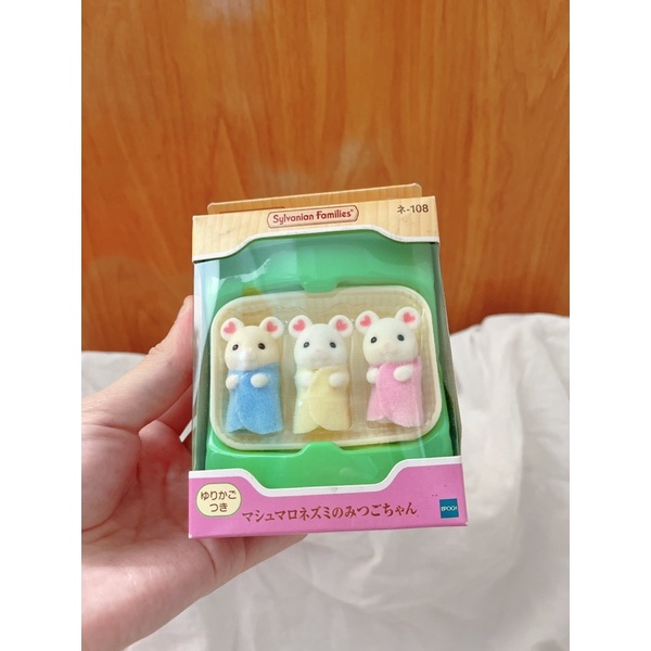 《出清》日本 正版 森林家族 棉花糖鼠 三胞胎 糖果鼠 寶寶 嬰兒