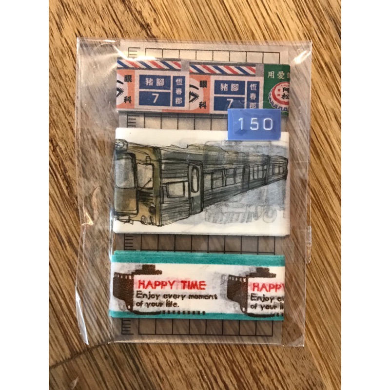分裝紙膠帶  台灣復古系列 門牌號碼  基隆火車  台鐵火車  相機底片