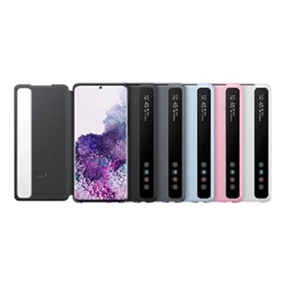 【SAMSUNG 三星】GALAXY S20全系列 原廠全透視感應皮套 白色 臺灣原廠公司貨