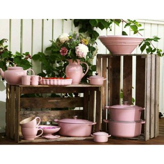 多款式可選 雪紡粉 免運 BIS圓鍋 Le Creuset 16cm/18cm/22cm/20cm/花鍋/窈窕鍋/媽咪鍋