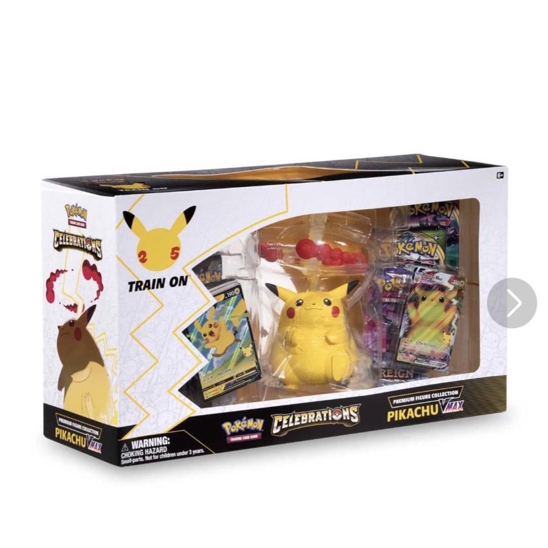 現貨 只賣公仔 皮卡丘 巨大化 寶可夢25周年 特典 PREMIUM FIGURE COLLECTION VMAX