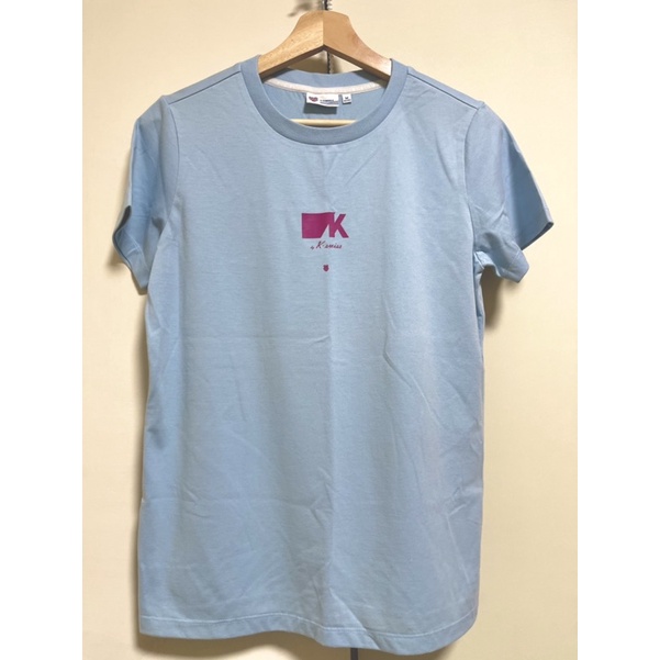 k-swiss k·swiss淺藍色 圓領 短袖 t恤 休閒