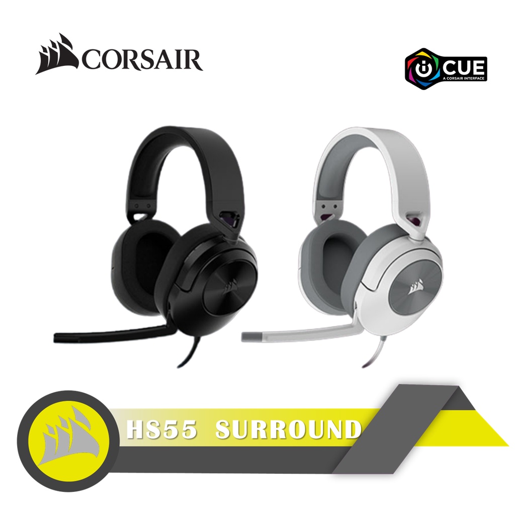 【CORSAIR 海盜船】HS55 SURROUND 電競耳麥  7.1聲道/多平台支援/全指向麥克風