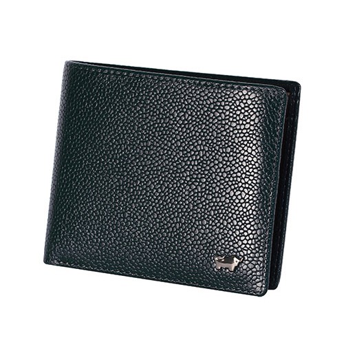 【BRAUN BUFFEL】德國小金牛CHUCHO系列5卡短夾皮夾-深藍 牛皮/透明窗 BF301-316-MAR