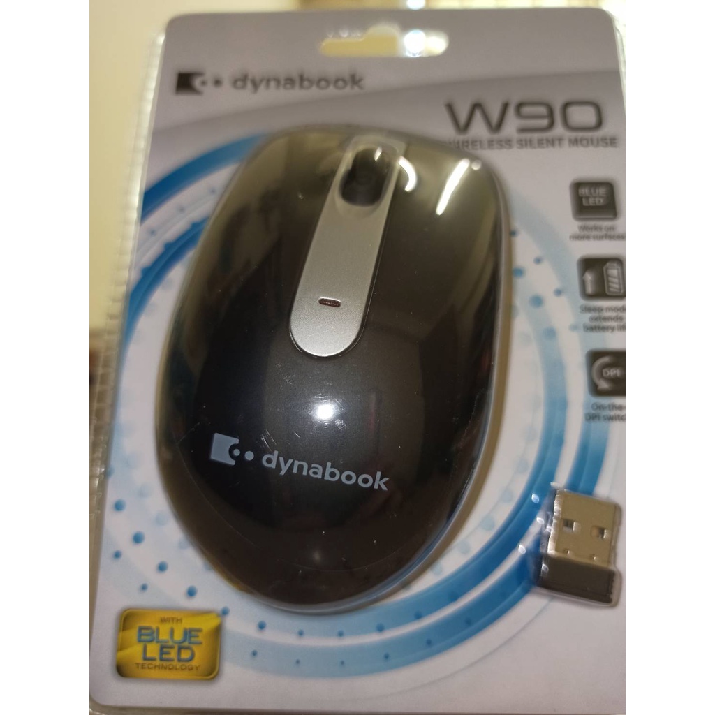 [全新] Dynabook W90 黑色無線滑鼠