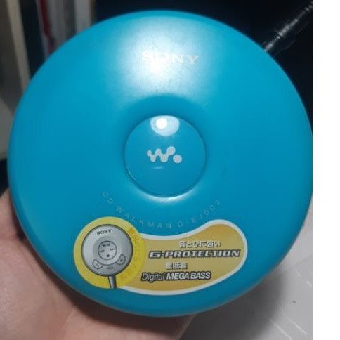 CD隨身聽 Sony CD Walkman D-EJ002 藍色 13年製