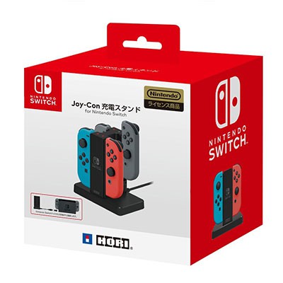 ◎三重★強棒★【N.Switch"正原廠授權"週邊】《HORI》可雙組手把使用(4隻Joy-CON)充電座★手把需另購★