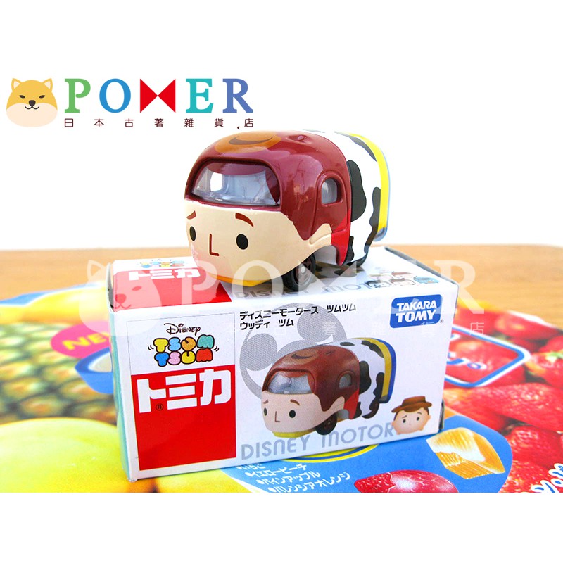 POMER☆日本迪士尼絕版正品 TOMICA 皮克斯 玩具總動員 胡迪 Tsum Tsum 疊疊樂 玩具車 小汽車 禮物