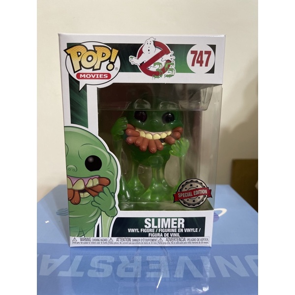 FUNKO POP! GHOSTBUSTERS: SLIMER魔鬼剋星 史萊姆 吃熱狗 #747（展場限定）