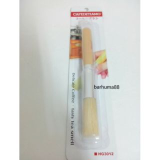 裸裝無紙卡Tiamo 鋁管原木柄 HG3012咖啡粉刷 磨豆機刷 清潔刷 咖啡刷