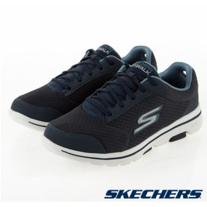 SKECHERS系列-GOWALK 5男款藍色運動健走鞋-NO.55509NVY