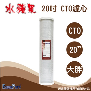 現貨🔥【水蘋果】20"英吋 大胖 CTO 活性碳濾心 [A2PC1]