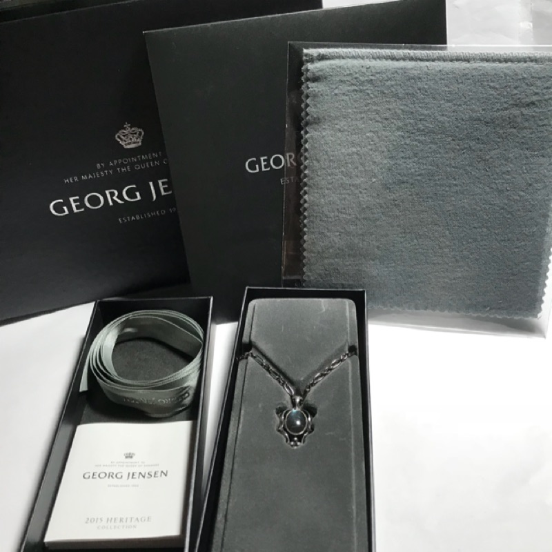 喬治傑森GEORG JENSEN 2015拉長石項鍊