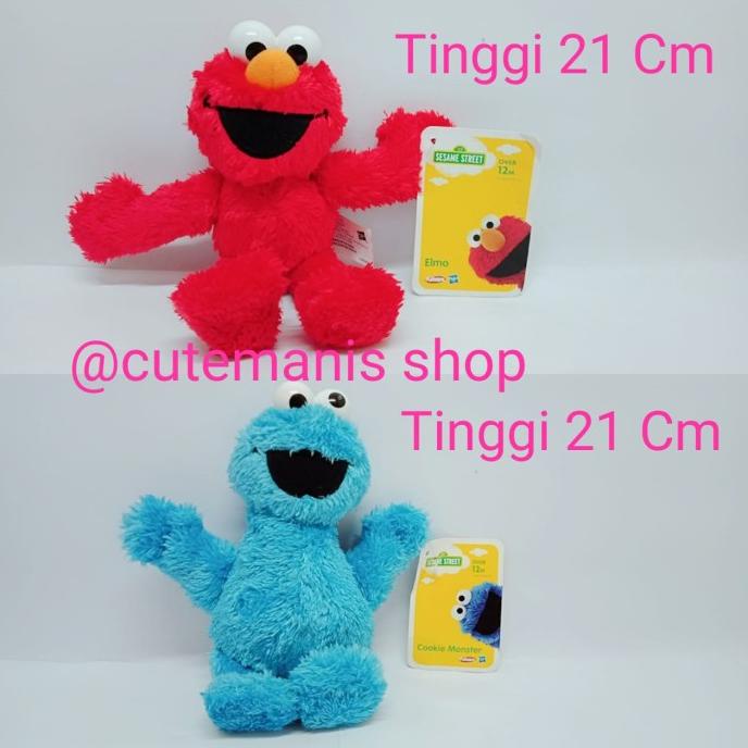 娃娃 ELMO COOKIE MONSTER 芝麻街 HASBRO