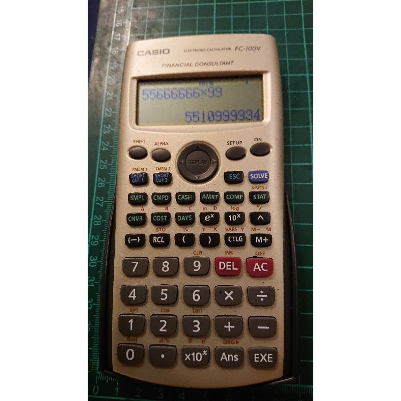 卡西歐工程計算機 二手的哦 Casio FC-100V