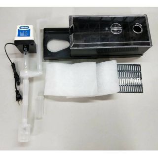 Aqua Pro【 上部過濾 2尺、1.5尺 ( 單層上部過濾槽 )黑色、透明 】過濾器（含揚水馬達、白棉）京京水族