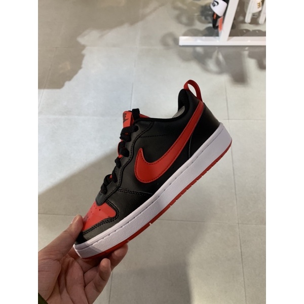  NIKE COURT BOROUGH LOW 2 GS 黑 紅 大童 女鞋 BQ5448-007