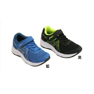 新品上架 日本品牌asics CONTEND 7 PS中童跑鞋男童運動鞋黑1014A194005 1014A194408