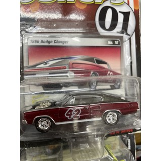 《模王》 1/64 johnny lightning 模型合金車 1966道奇 charger