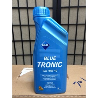 單買區-【亞拉 ARAL】BLUE TRONIC、10W40、合成機油、1公升/罐裝【德國進口】