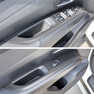 HYUNDAI Tucson L 4代專用【電動窗飾板卡夢貼】3M 不殘膠 保護貼 貼膜 改裝 配件 現代