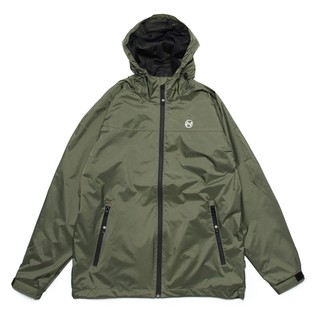 UNDER PEACE 20AW BASIC / WINDPROOF NYLON JACKET 連帽 風衣外套 (軍綠)