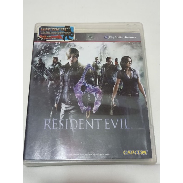 （二手）PS3遊戲 惡靈古堡6 Resident Evil 6 英文版
