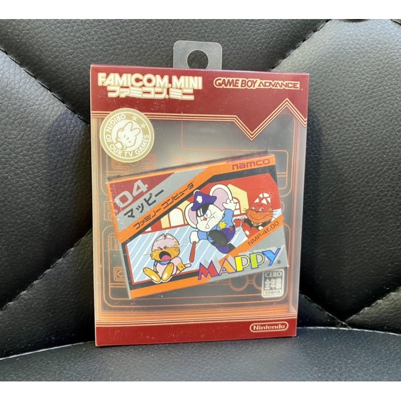 任天堂GBA  Famicom Mini  MAPPY (紅白機復刻版)(GBA、GBA SP主機適用）