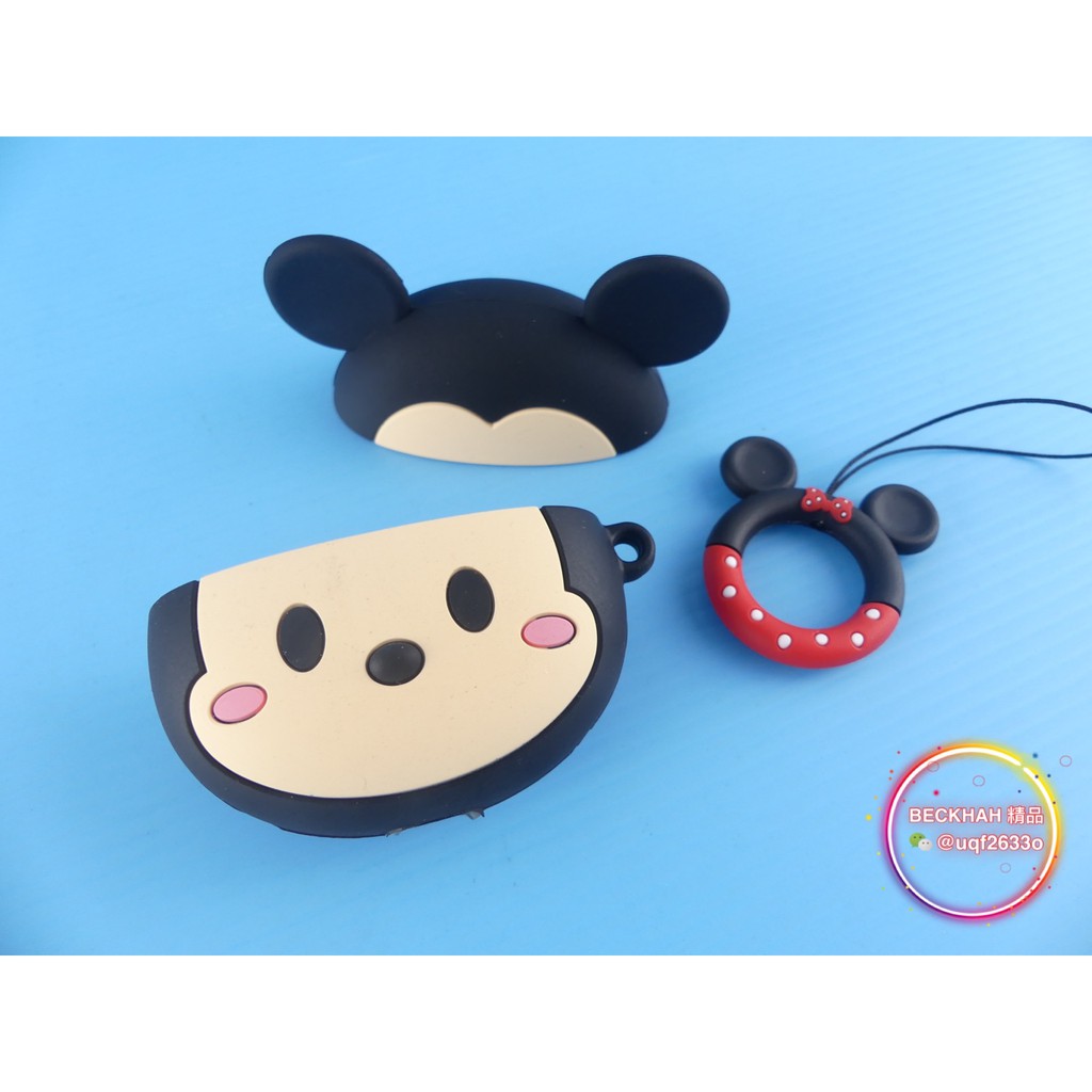 MK精品 蘋果藍牙無線Airpods 3代 耳機保護套 可愛腳印 矽膠防摔保護 收納包 耳機套 防滑 米老鼠