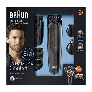 ~水貨天國~2018旗艦商品~國外原裝BRAUN百靈多功能修容組 鼻毛刀電動理髮刀刮鬍刀鬢角刀除毛刀mgk3060