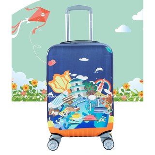 【彈力防塵套】 2款尺吋 12至24吋 旅行防塵登機箱彈性加厚防塵罩☆豪麥網☆