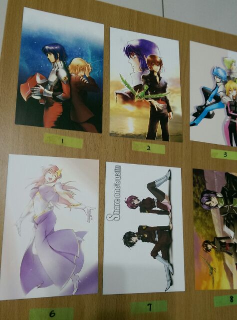 日版明信片機動戰士鋼彈seed Destiny 1張10元平井久司煌大和阿斯蘭拉克絲 蝦皮購物