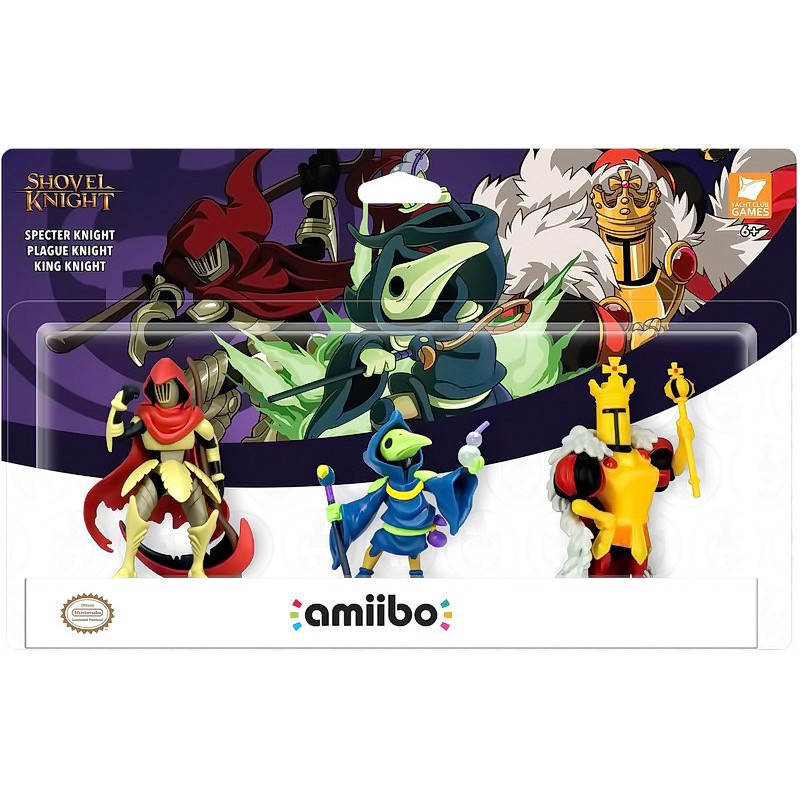 任天堂 AMIIBO NFC SWITCH NS 鏟子騎士 幽靈騎士 瘟疫騎士 國王騎士 SHOVEL KNIGHT