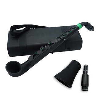 【三木樂器】英國 NUVO J-SAX JSAX 含直管配件 塑膠 薩克斯風 簡單易學 入門薩克斯風 兒童成人適用 黑綠