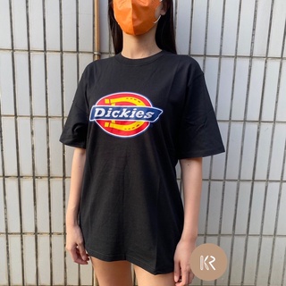 【KR_02】Dickies T-shirt with 大logo 基本款 短T 黑