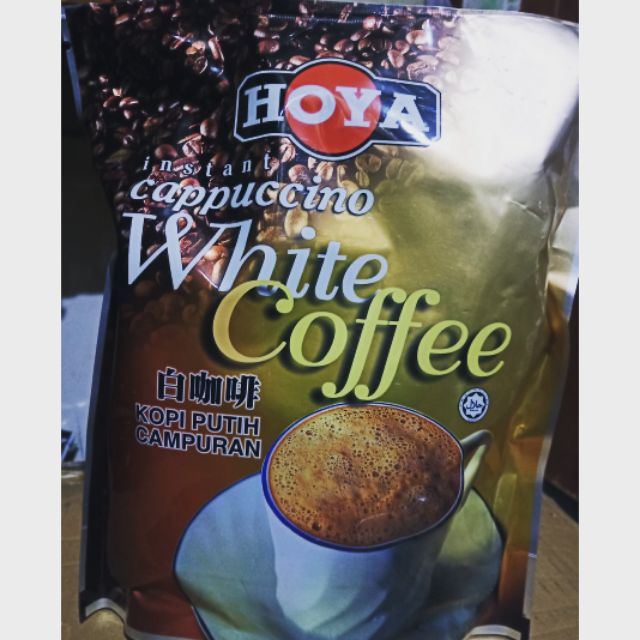 Hoya 即溶包系列有白咖啡，義式咖啡，人蔘咖啡三種