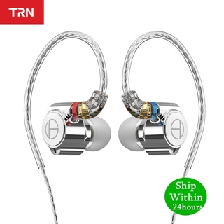 Trn TA1 Knowles BA DD驅動入耳式耳機HIFI耳機金屬耳機耳塞帶MMCX鍍銀線M10 V90 VX B