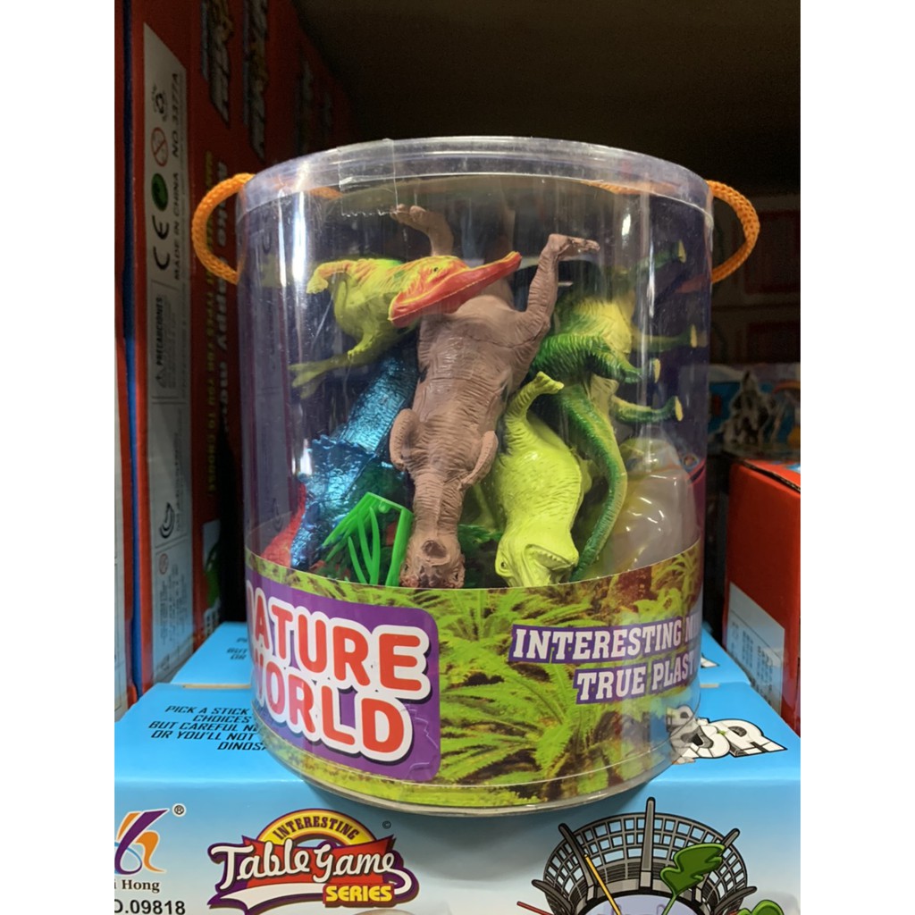 {現貨} 恐龍桶 桶裝恐龍 仿真恐龍模型玩具套裝組  恐龍玩具 恐龍模型玩具桶