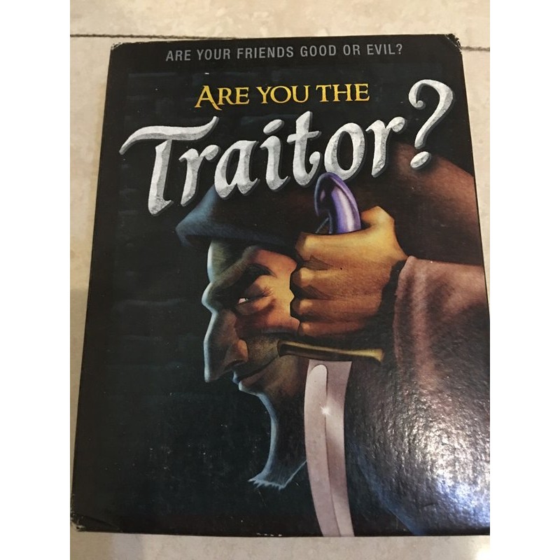 【SuSu桌遊】【二手】Are you the traitor? 誰是叛徒【台南．高雄】