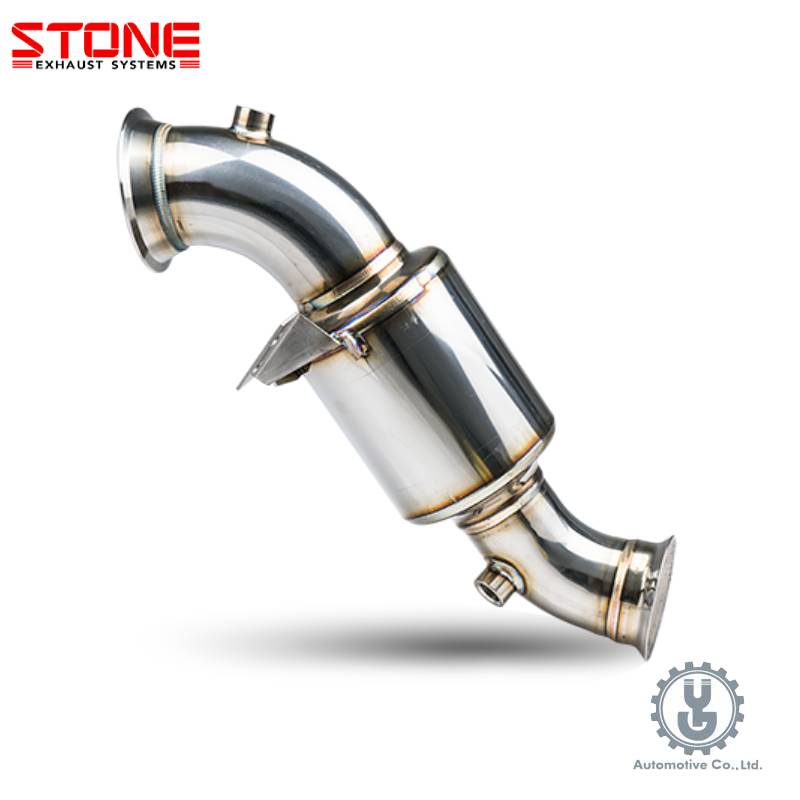 STONE巨石｜Benz E250｜Eddy Catalytic Downpipe (M274)｜排氣管【YGAUTO】