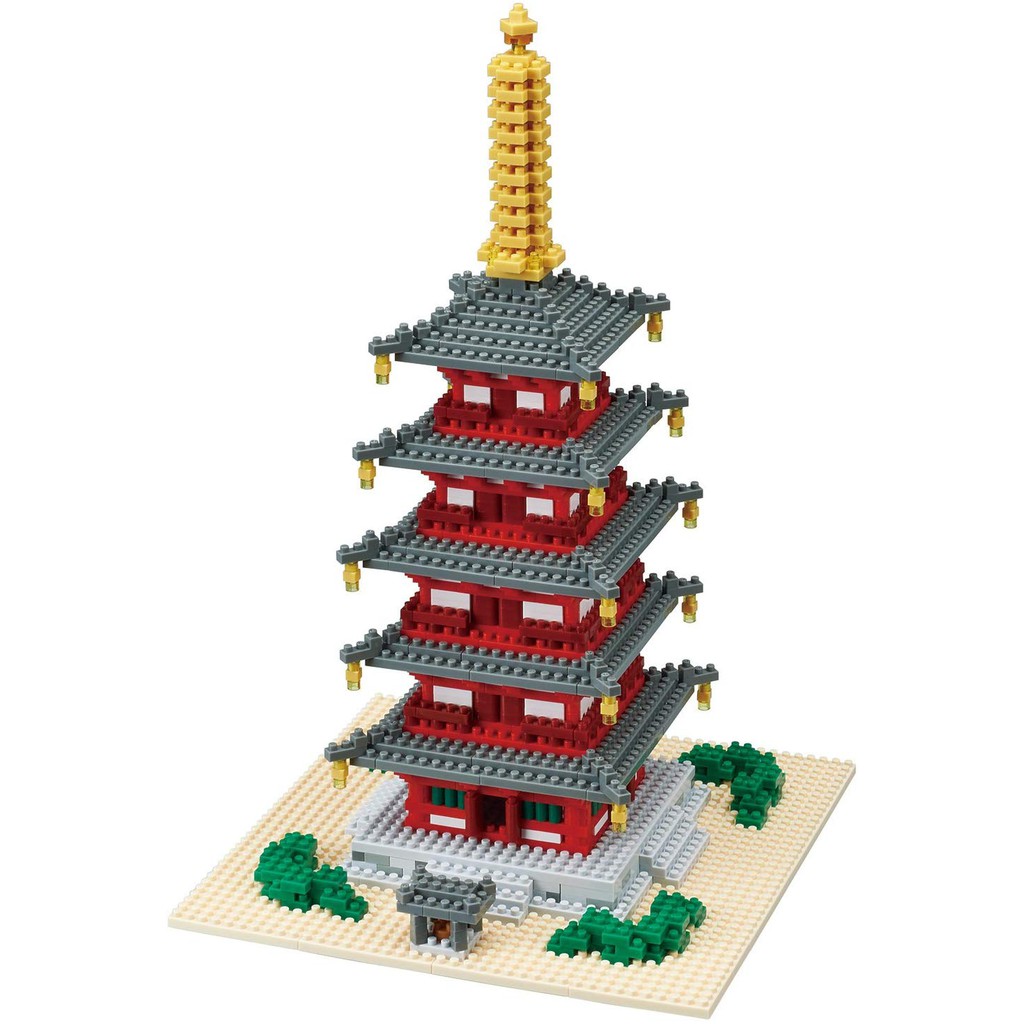 nanoblock nb-031 五重塔 DX豪華版 巨型 東京回憶 京都 生日禮物 兒童節禮物 情人節禮物 聖誕節禮物