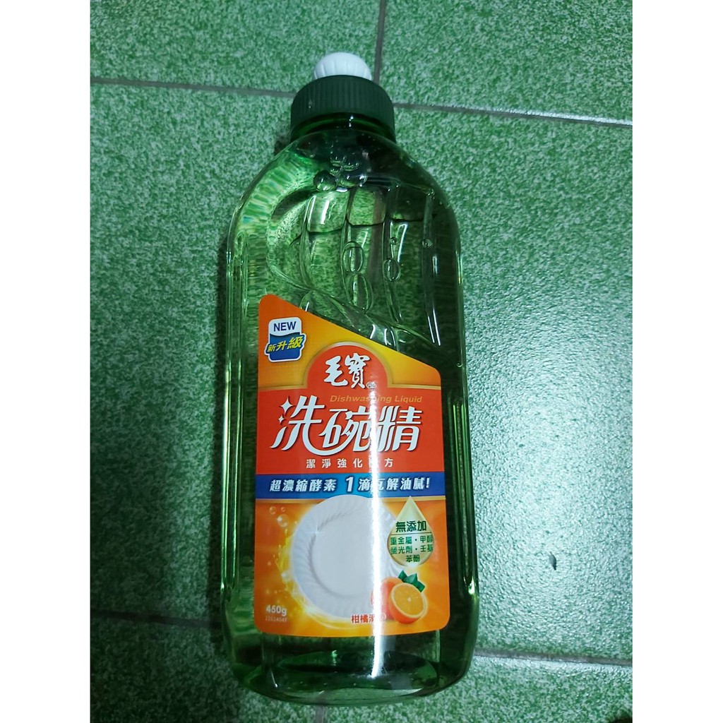 毛寶 洗碗精 柑橘清香/潔淨強化配方 450克